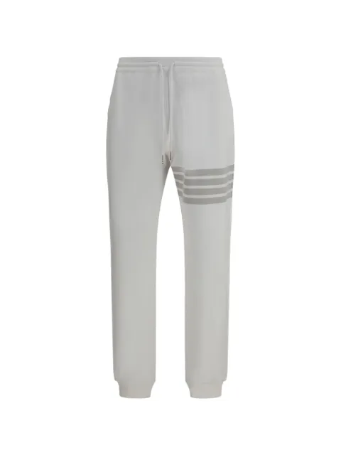 Thom Browne four bar overdyed track pants White MJQ243AJ0007100