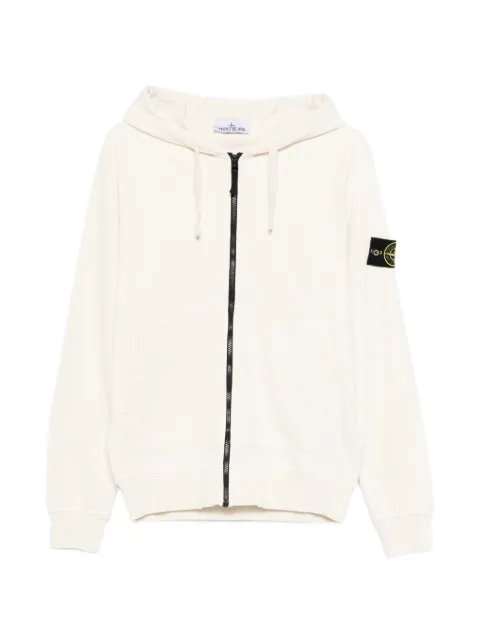 Stone Island zipped hoodie Neutrals L1S156100061S0051
