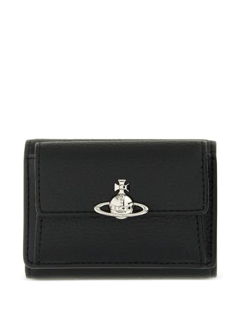 Vivienne Westwood small Orb logo wallet Black 5115002TWS000DN403