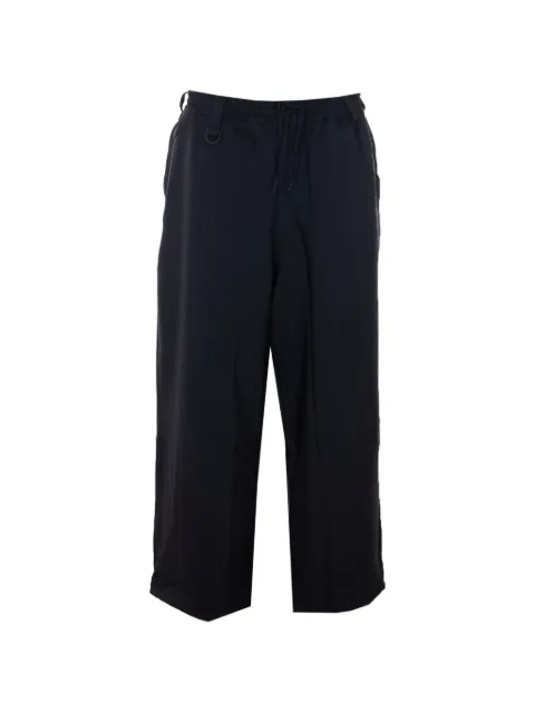 Y-3 elasticated wide track trousers Black KF6021