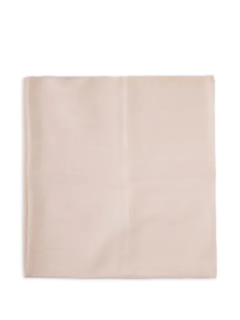 Elisabetta Franchi viscose and modal foulard scarf with jacquard stripes Neutrals SC14F61E2