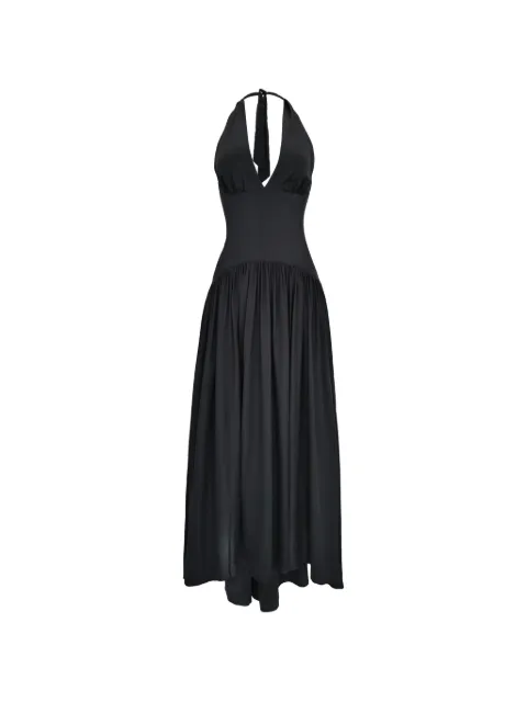 AZEEZA Zsa Zsa CDC halterneck gown dress Black ZSAZSAGOWNCDCBLACK