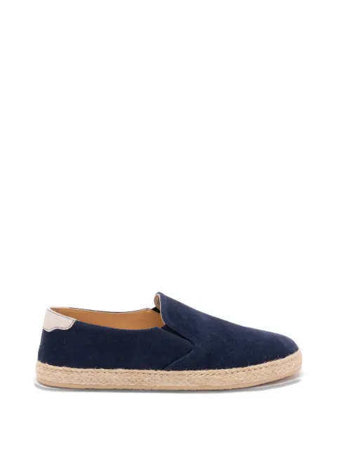 Brunello Cucinelli suede espadrilles Blue MZUOHEI837CTK33