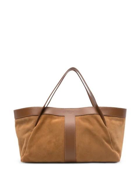 TWINSET Duffle panelled tote bag Brown 261TB7101