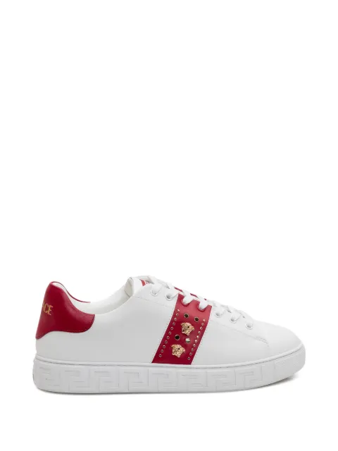 Versace Greca embellished sneakers White 10144601A16590