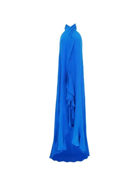 AZEEZA Bari ruffled dress Blue BARIGOWNCDCSAPPHIRE