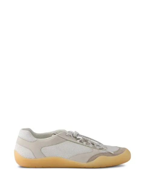 Prada Speedrock leather and mesh fabric sneakers Neutrals 2EE468FG0003ZM0