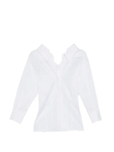 Givenchy button-fastening cotton shirt White BW61JH1634
