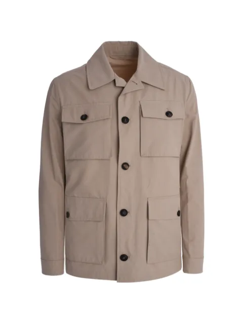 Pal Zileri buttoned pocket field jacket Neutrals 9C36SA105SO202