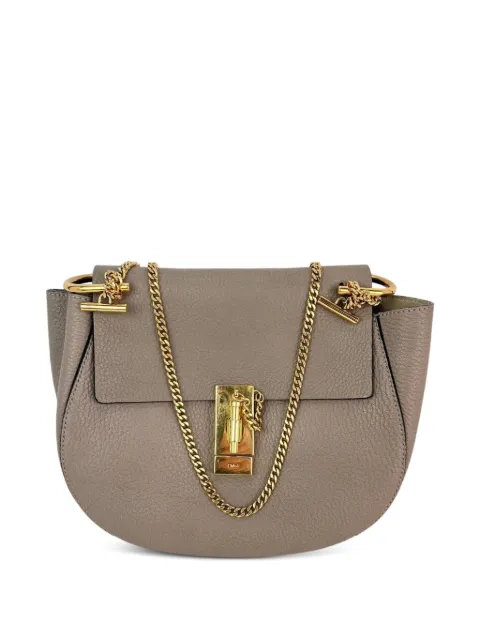 Chloé Vintage small grained leather shoulder bag Grey 50079239242039