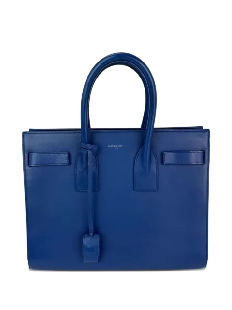 Saint Laurent Pre-Owned Sac De Jour leather handbag Blue 51120697377079