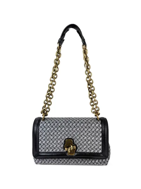 Bottega Veneta Pre-Owned Olimpia metallic shoulder bag Silver 50952273985847