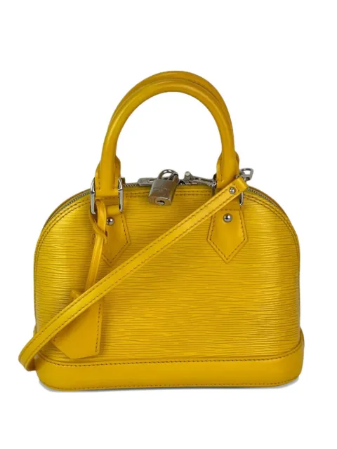 Louis Vuitton Pre-Owned BB Alma Epi tote bag Yellow 48201878634807