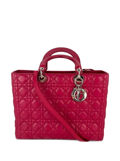 Christian Dior Pre-Owned Lady Dior tote bag Red 49901815398711