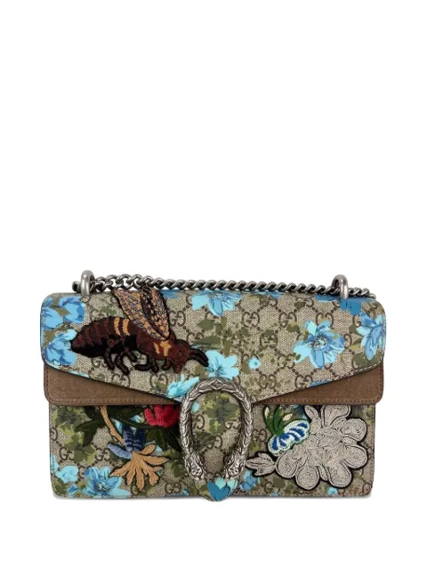 Gucci Pre-Owned Dionysus GG-supreme embroidered shoulder bag Neutrals 50462024171831