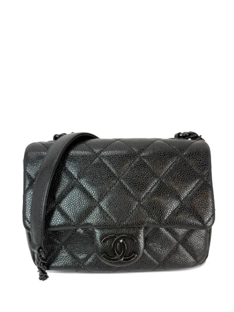 CHANEL Pre-Owned mini Incocognito diamond quilted cross body bag Black 51253317992759