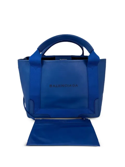 Balenciaga Pre-Owned calfskin removable-pouch tote bag Blue 51191215817015