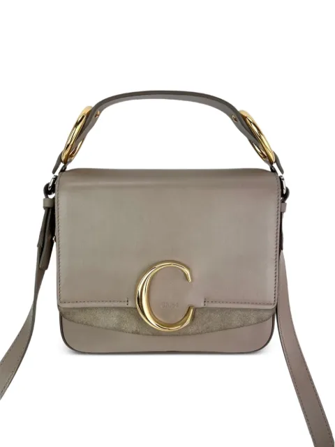 Chloé Vintage small C Double cross-body bag Grey 50469718458679