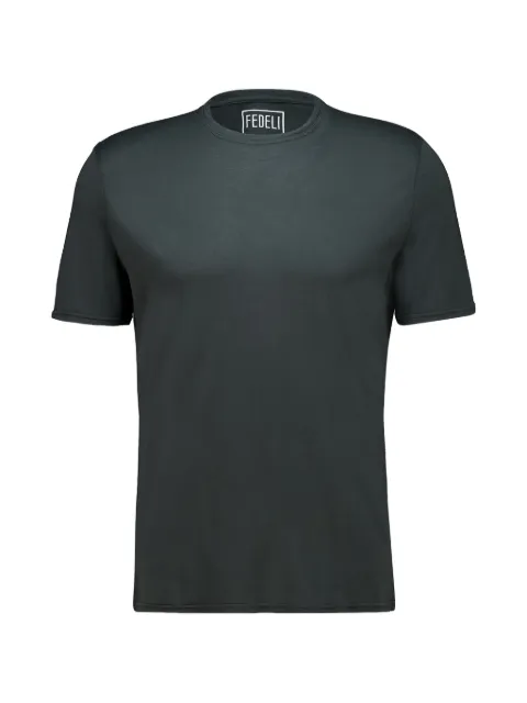 Fedeli knitted T-shirt Green TUD00113