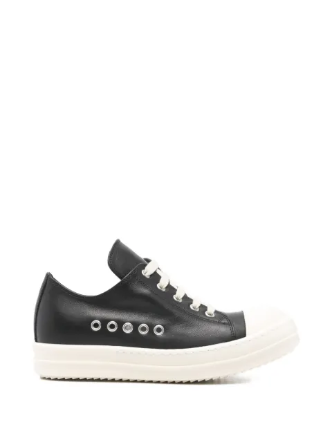 Rick Owens leather sneakers Black RP01F6896LCO