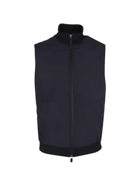 Pal Zileri zip-up gilet Blue 9C3GSG516SO208