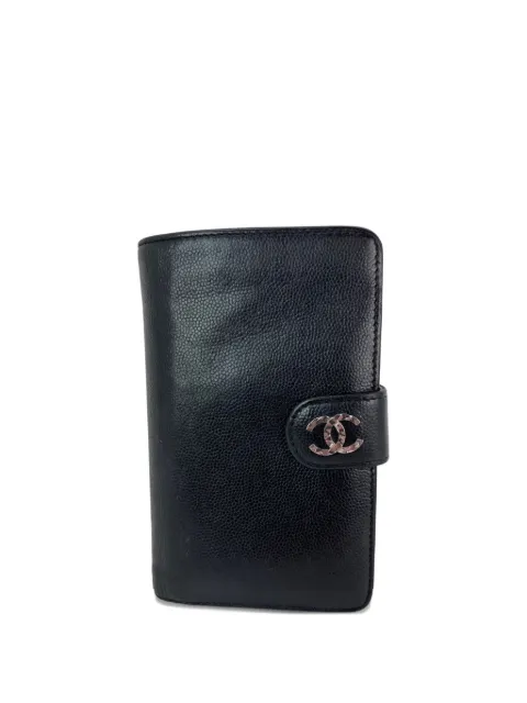 CHANEL Pre-Owned 2011 CC zip pocket wallet Black 50344624718135