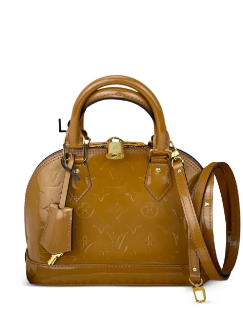 Louis Vuitton Pre-Owned Monogram Vernis Alma shoulder bag Brown 49341494198583