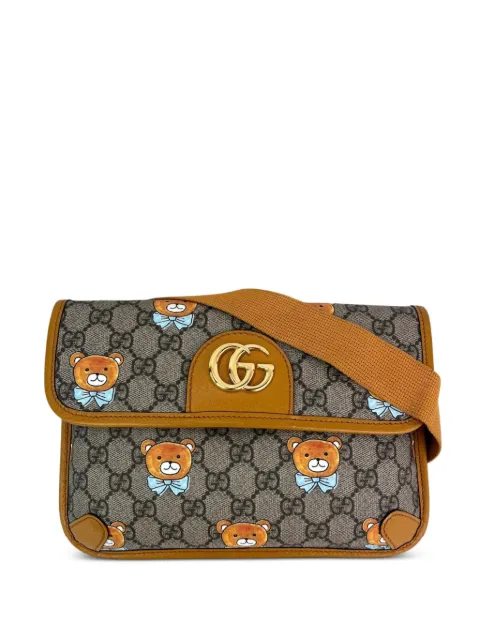 Gucci Pre-Owned XKai GG Supreme teddy belt bag Brown 50290829328695