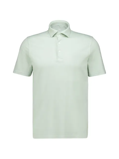 Fedeli Ivy knitted polo shirt Green TUD00110