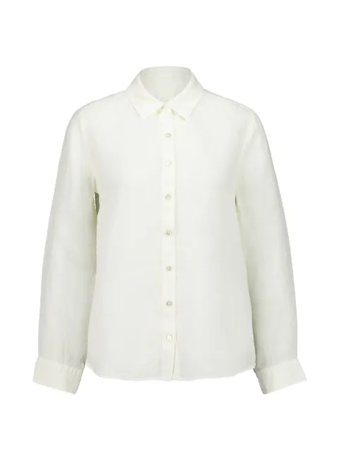 120% Lino long-sleeve shirt White 33ALIW1PJ400115000