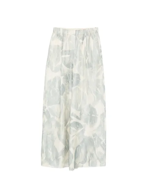 Alysi patterned straight trousers Neutrals 116136P6031