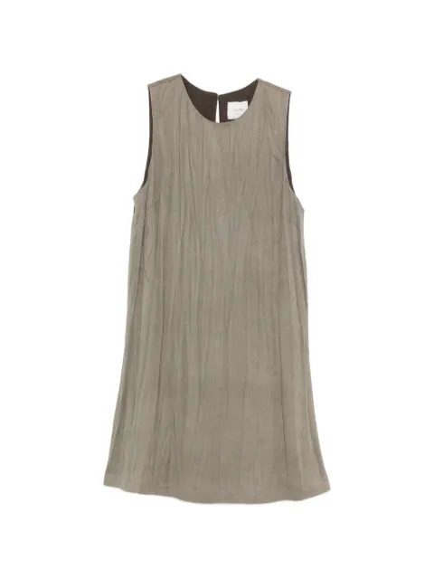 Alysi sleeveless crinkled mini dress Grey 116322P6021