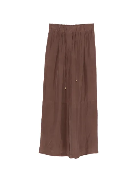 Alysi drawstring straight trousers Brown 116126P6003