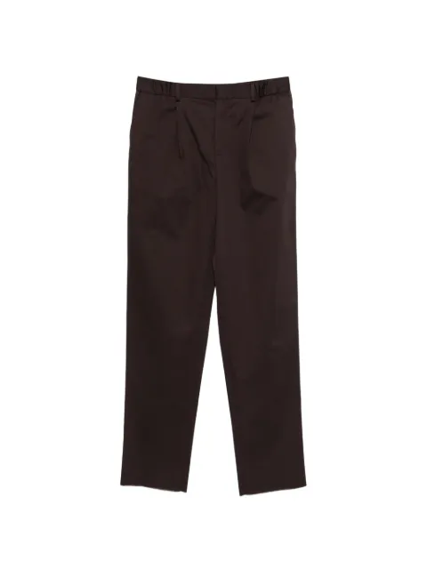 Agnona pleat detail trousers Brown T709U3YU2112