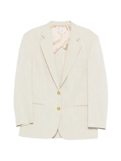 Alysi buttoned stripped blazer Neutrals 116807P6057
