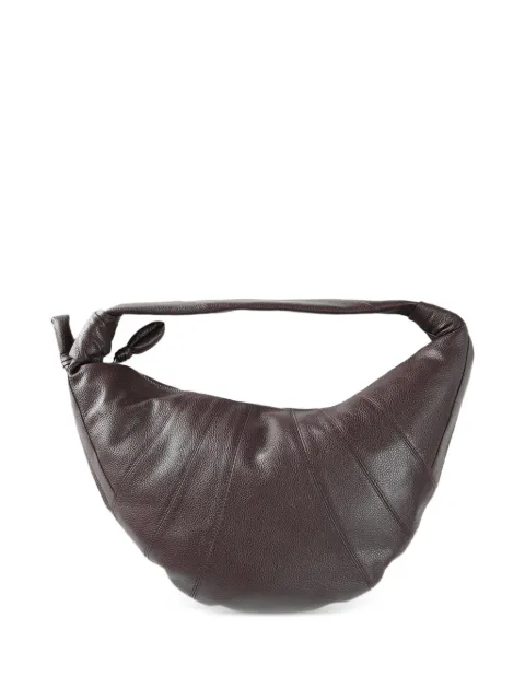 LEMAIRE Fortune Croissant bag in leather Brown BG0071LL0018