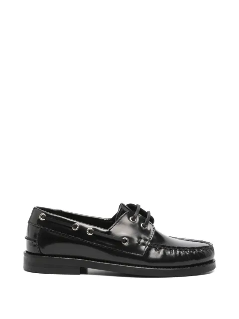 VINNY'S Bettie boat shoes Black 20001