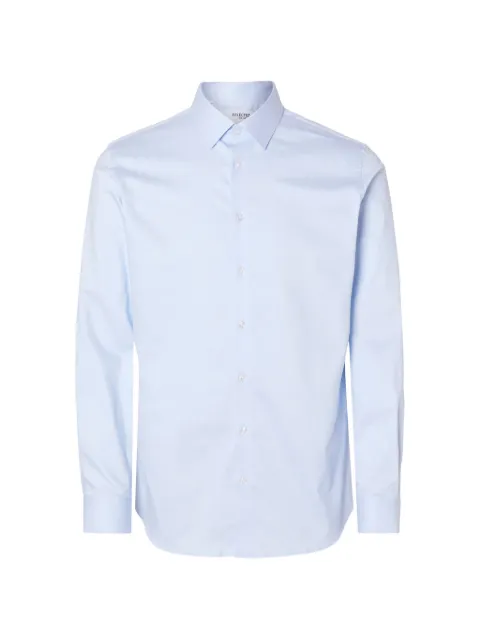 SELECTED button-down shirt Blue 16092939