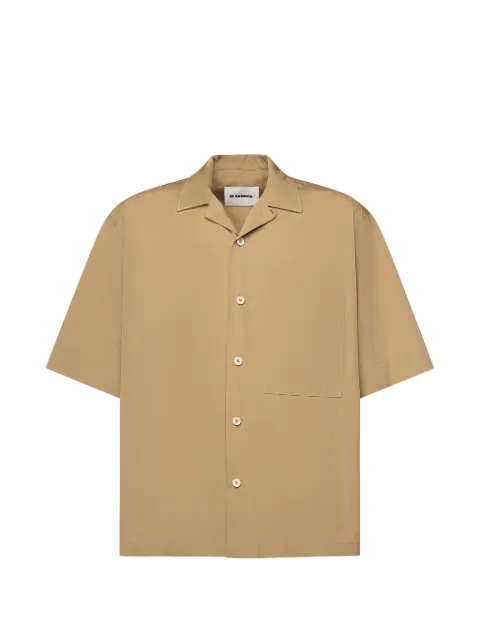 Jil Sander chest-pocket short-sleeve shirt Neutrals J47DL0189J45292