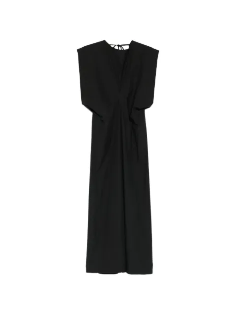 Alysi crew-neck midi dress Black 116315P6015