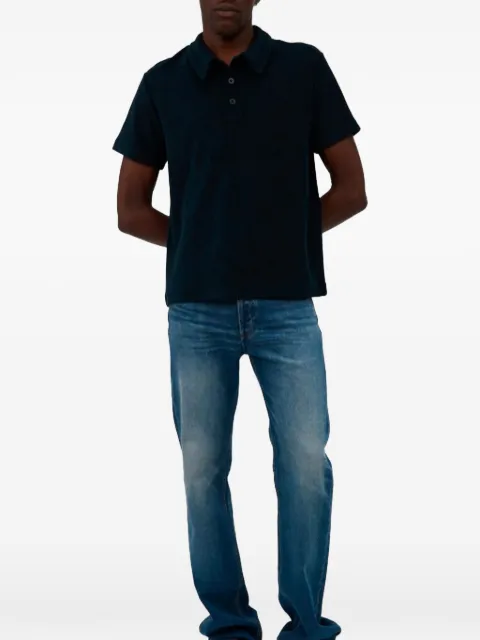 A.P.C. buttoned polo shirt Blue COEWTH26563IAK