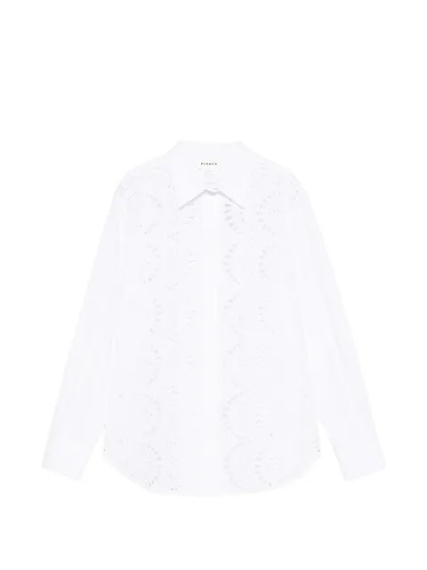 P.A.R.O.S.H. eyelet-detail shirt White CANNESD381301
