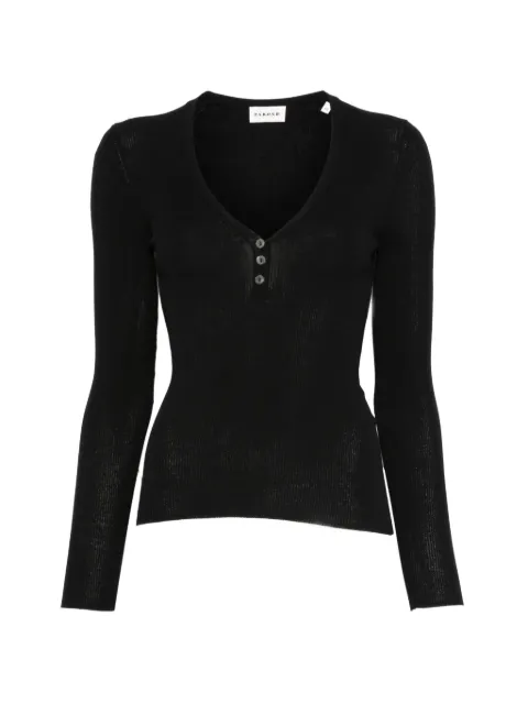 P.A.R.O.S.H. V-neck T-shirt Black D511672