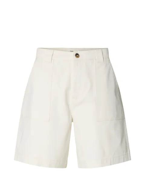 SELECTED patch-pocket shorts Neutrals 16100429