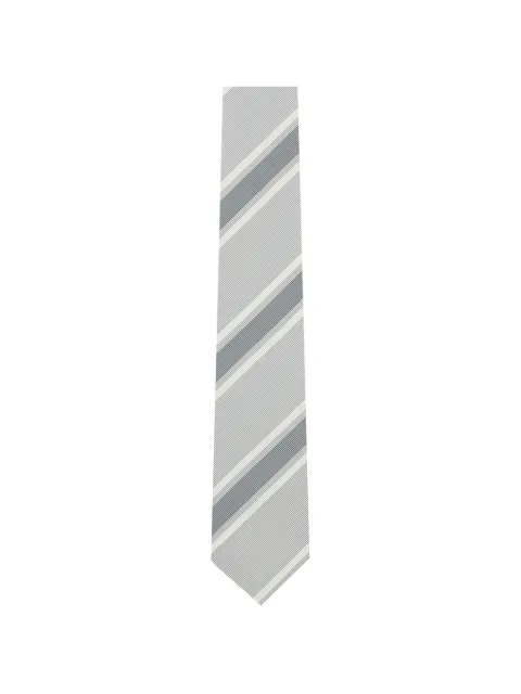 Thom Browne striped tie Grey MNL001AF0347035