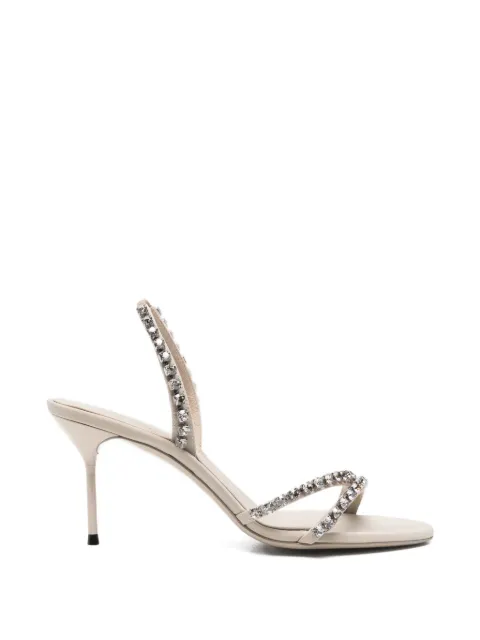 Paris Texas Lidia crystal-embellished stiletto sandals Neutrals PX1788XCPCE
