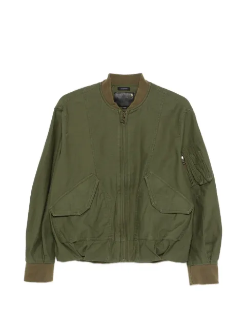 R13 Bubble pocket bomber jacket Green R13WR582R109B