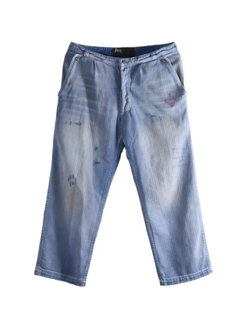 Paly distressed trousers Blue 5U002Q3009BLU
