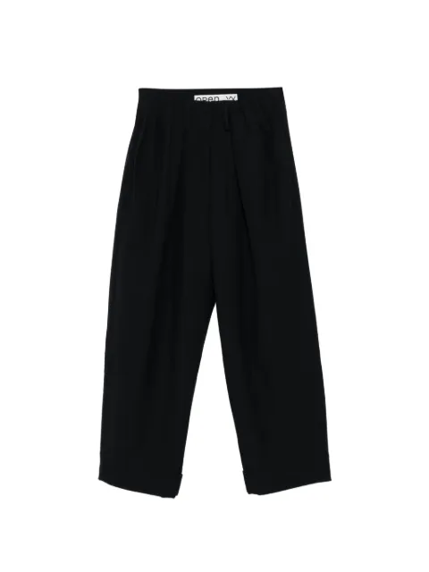 Open YY gathered trousers Black YY261PT007
