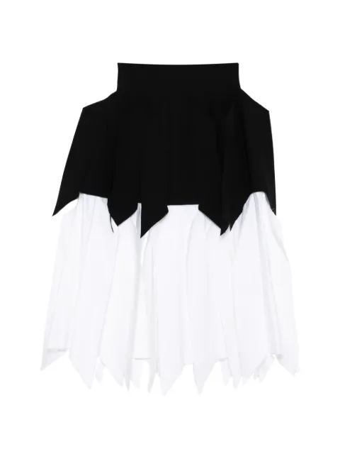A.W.A.K.E. Mode poplin skirt White PSS26S03PLC01